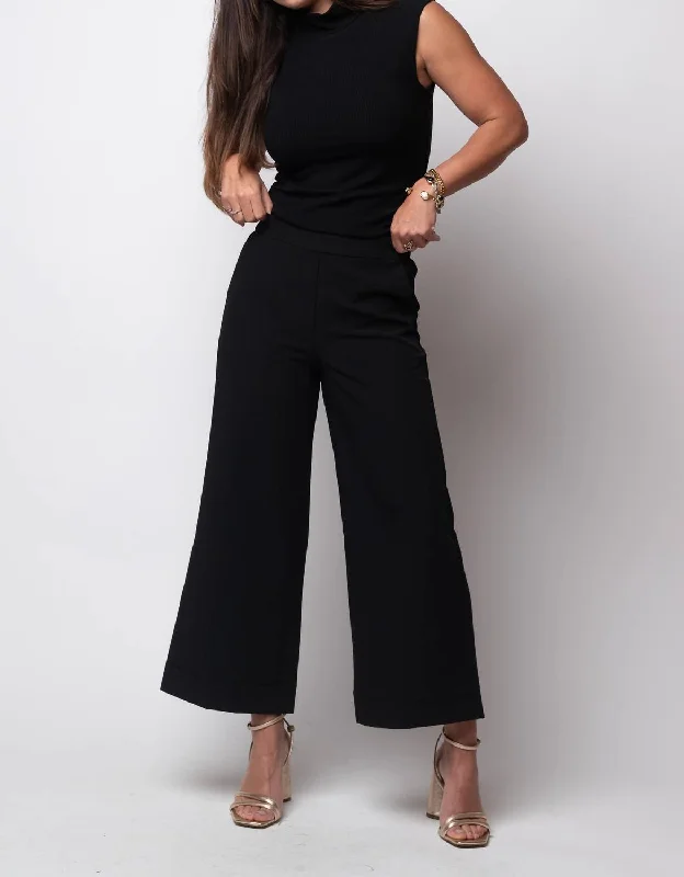 women's classic pantsCarson Crop Pant In Black