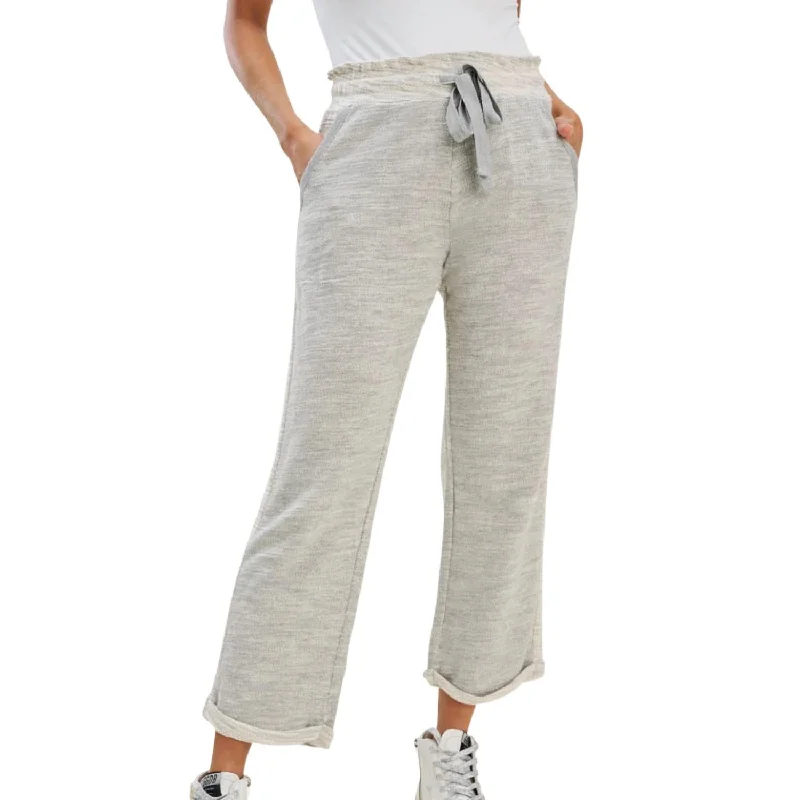 women's sophisticated pantsDolan Heathered Pant In Mid Heather Grey