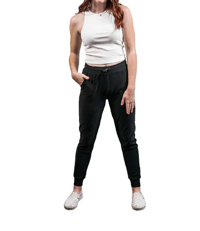 women's travel pantsJoggers In Black