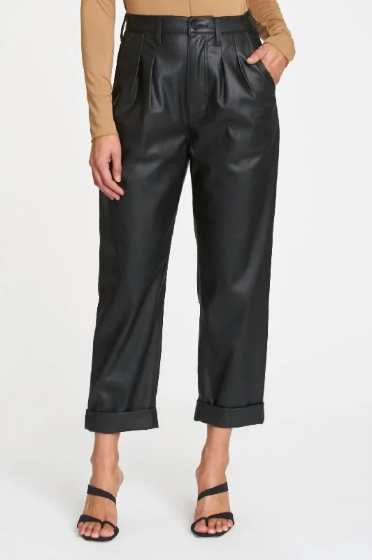 women's luxury pantsKellin Pleated Trouser In Slate Back