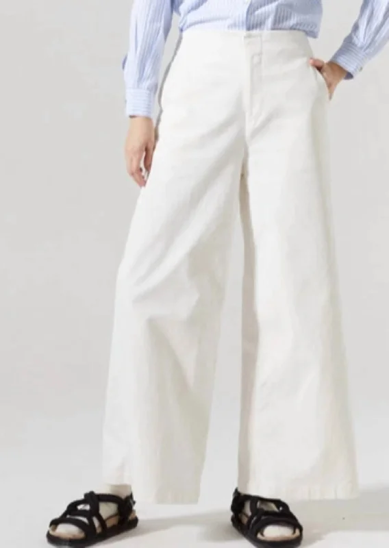 women's waterproof pantsLuna Cord Pant In Off White