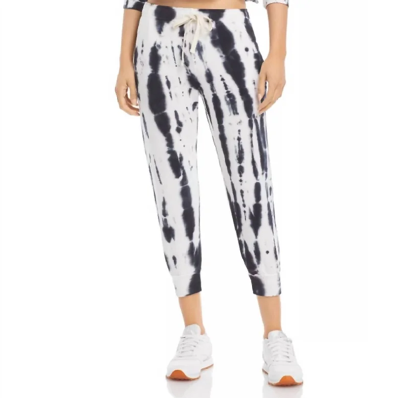 women's vintage pantsPainter Super Soft Sweatpants In Faded Black Tie Dye