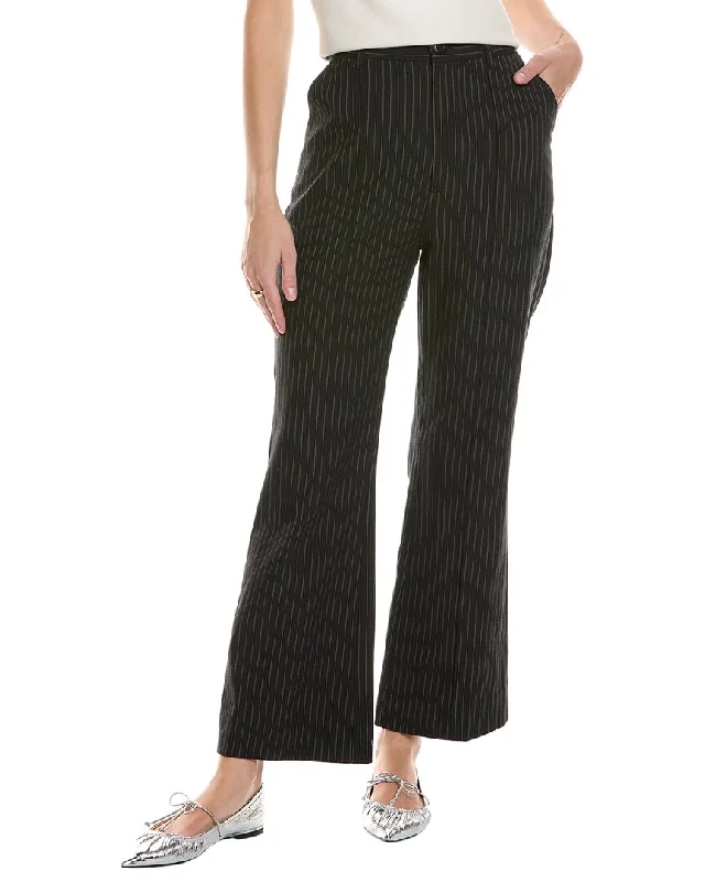 women's formal pantsTHE GREAT The Bell Wool-Blend Trouser