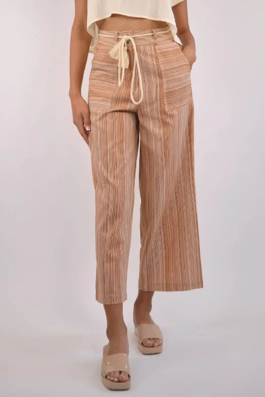 women's cotton pantsTilda Woven Pants In Brique