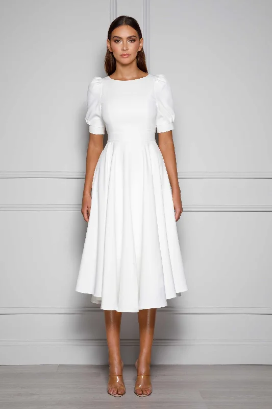 women's sustainable dressesEdith Dress - White