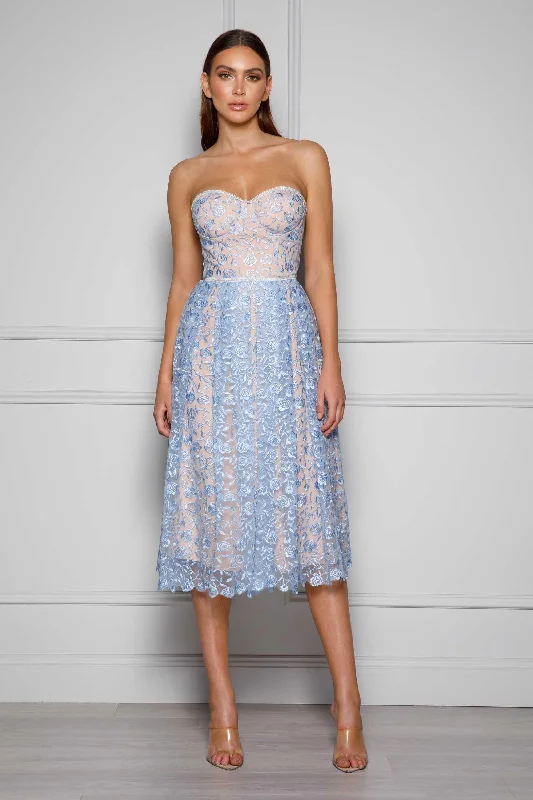 women's party dressesFiona Dress - Pastel Blue